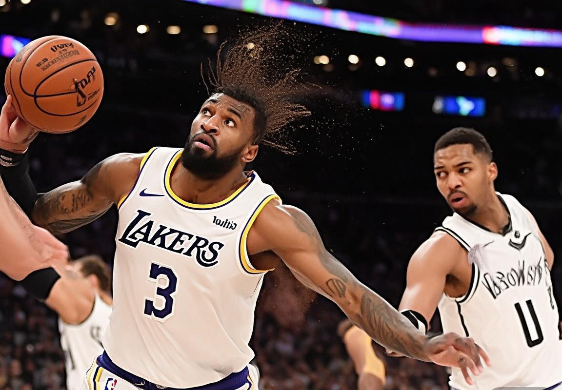 2020NBA赛季湖人VS篮网对决精彩回顾：战术对决与明星表现解析(图3)