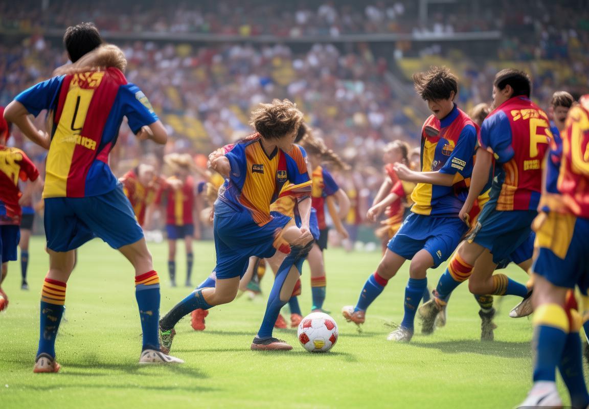 巴萨少年队VS日本少年队：国际青少年足球友谊赛精彩纪实